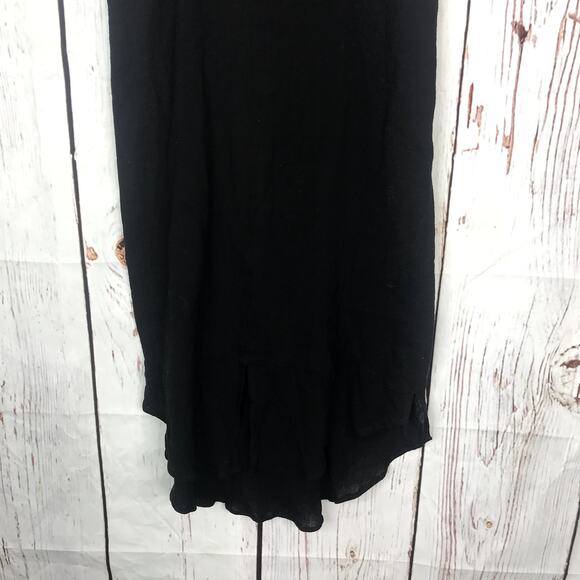 NWT Hackwith Design House black cotton oversize tank shift dress - Picture 4 of 8